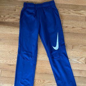 Nike Dri-Fit dark blue joggers, Youth Large